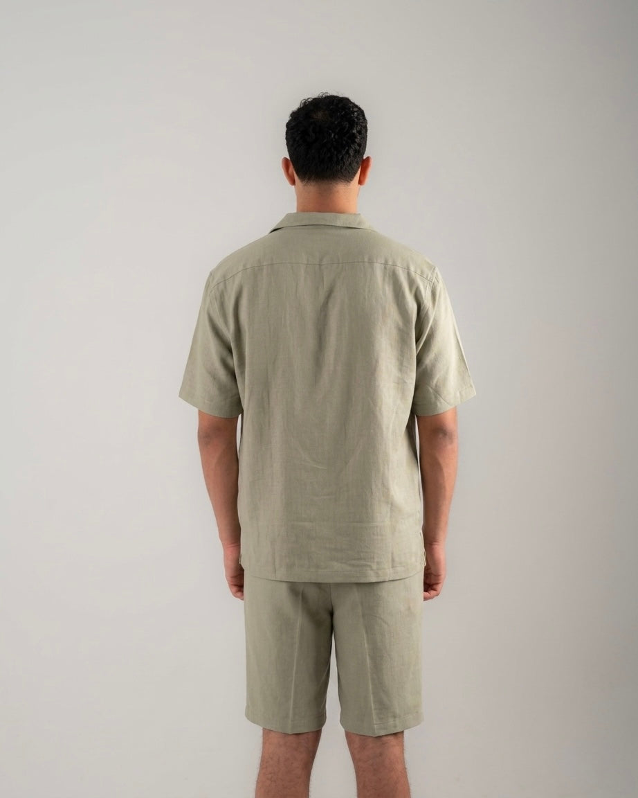 The linen sage chemise