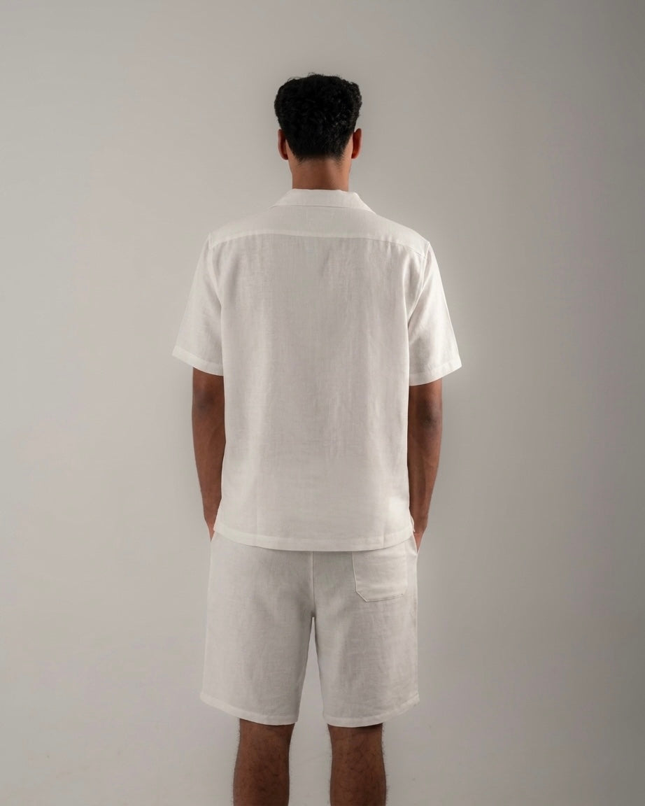 The linen white chemise