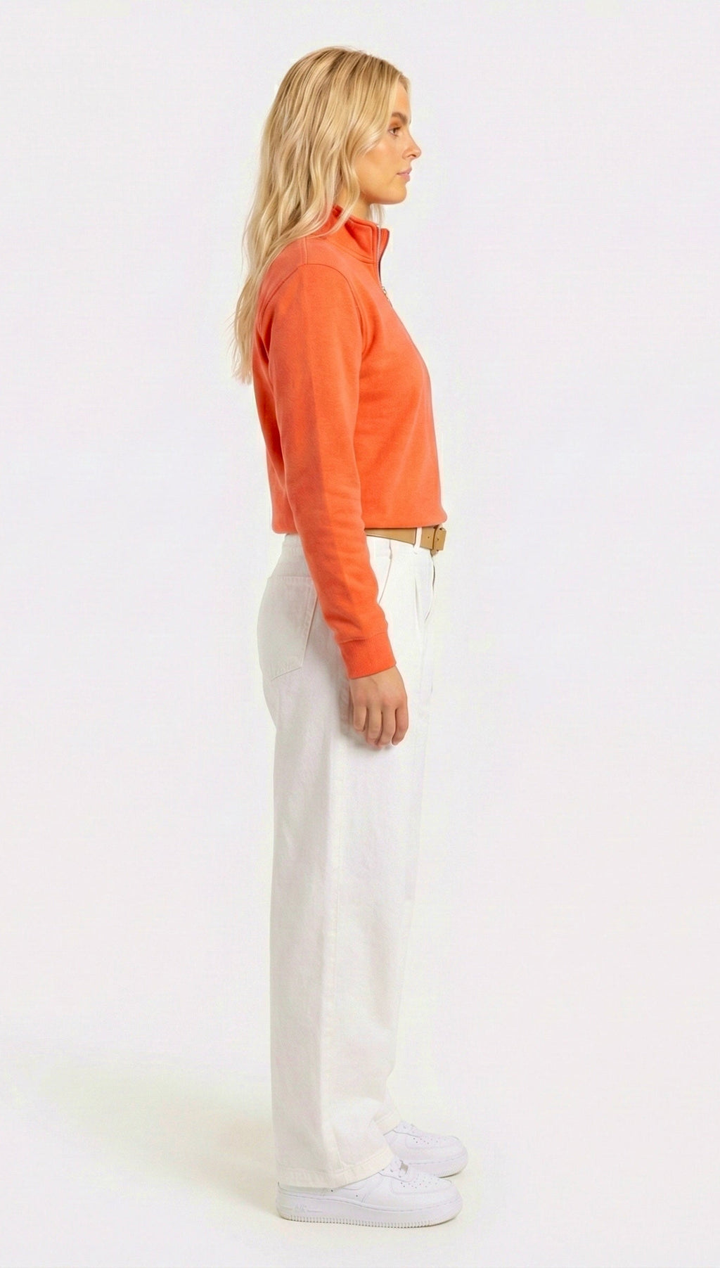 Saané Quarter-Zip Orange