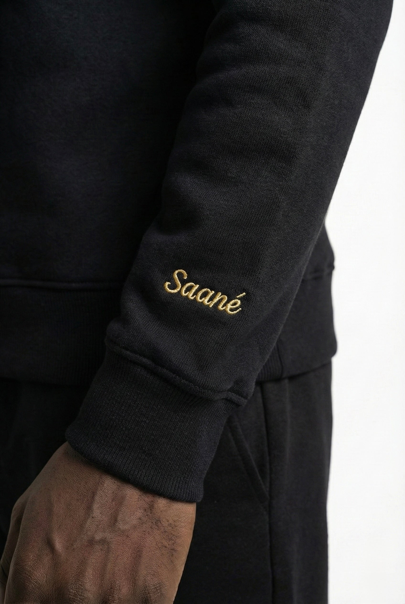 Saané Quarter-Zip Black