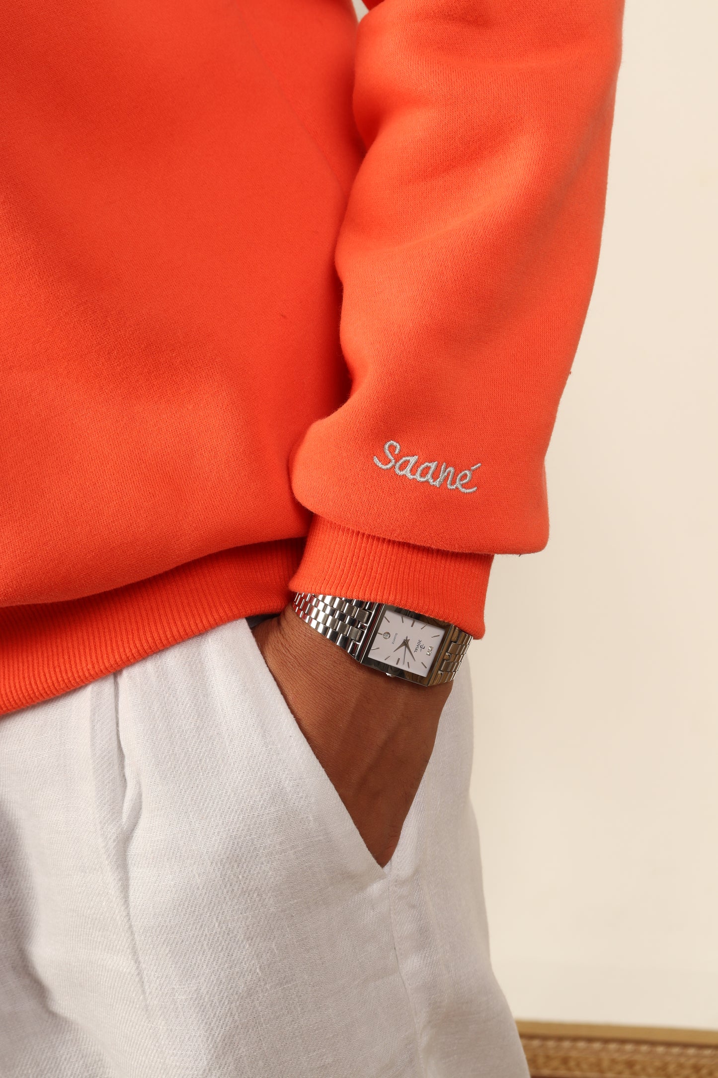 Saané Quarter-Zip Orange