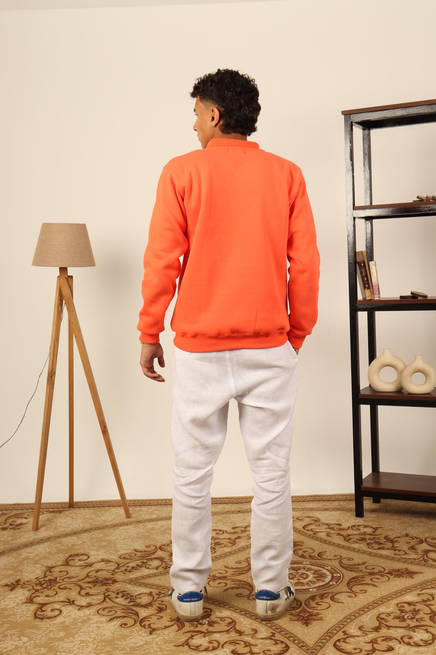 Saané Quarter-Zip Orange
