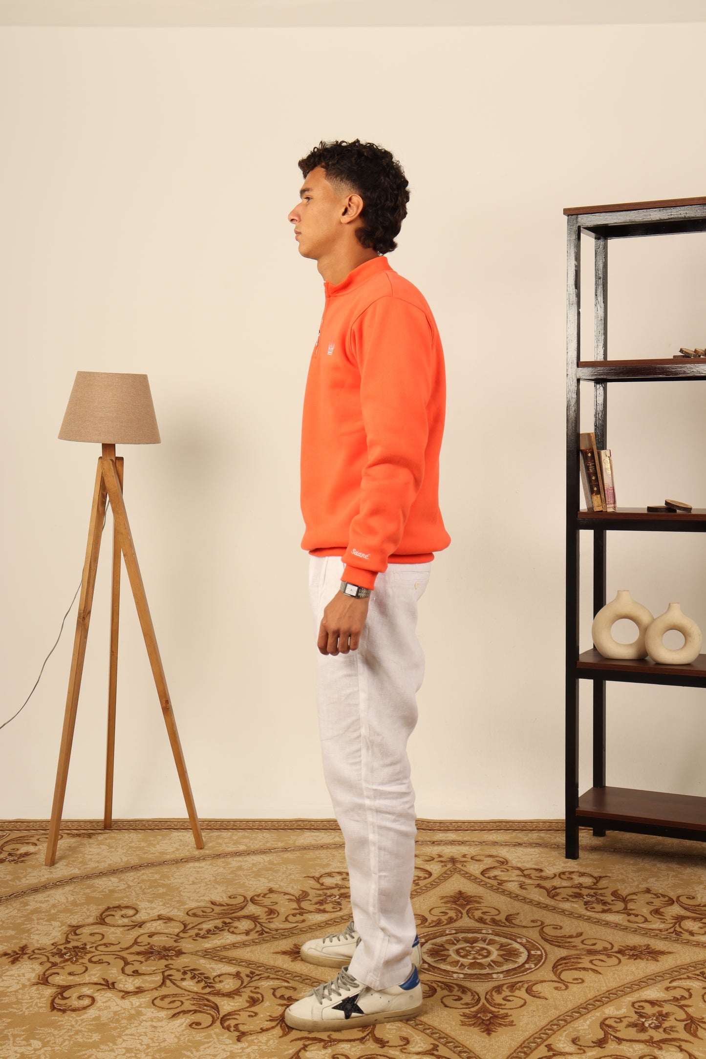 Saané Quarter-Zip Orange