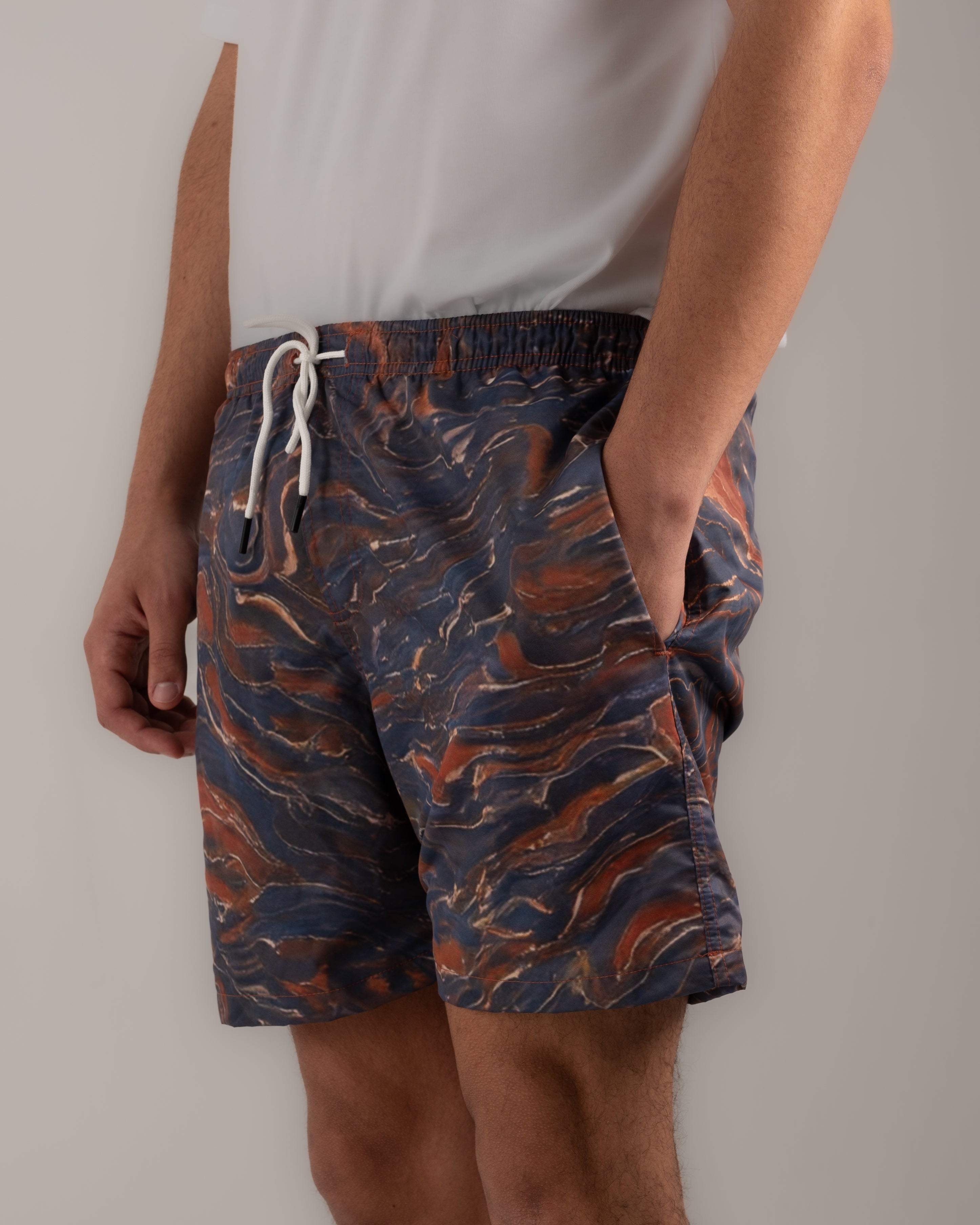 Midnight Tide swim shorts