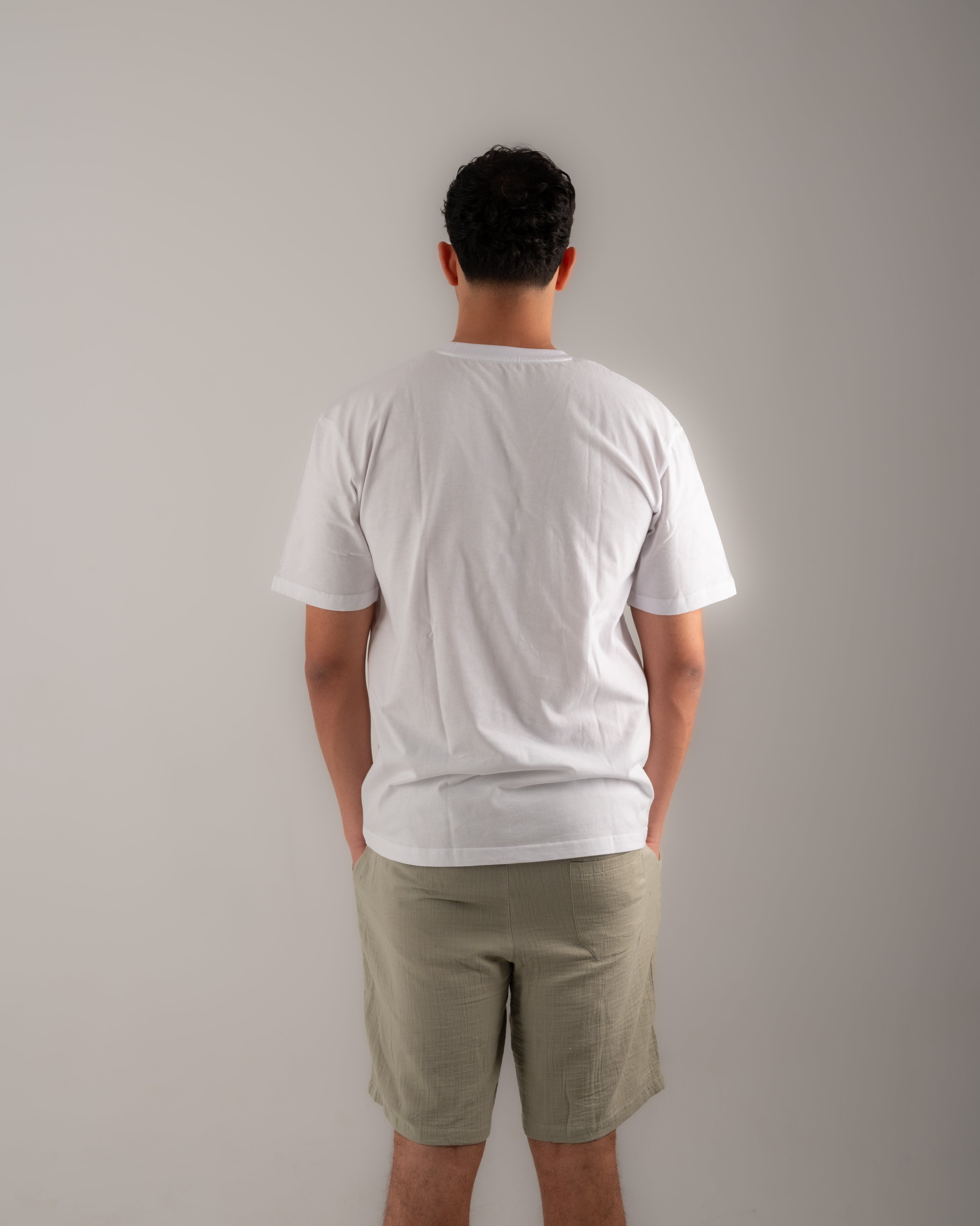 Essential white basic T-shirt