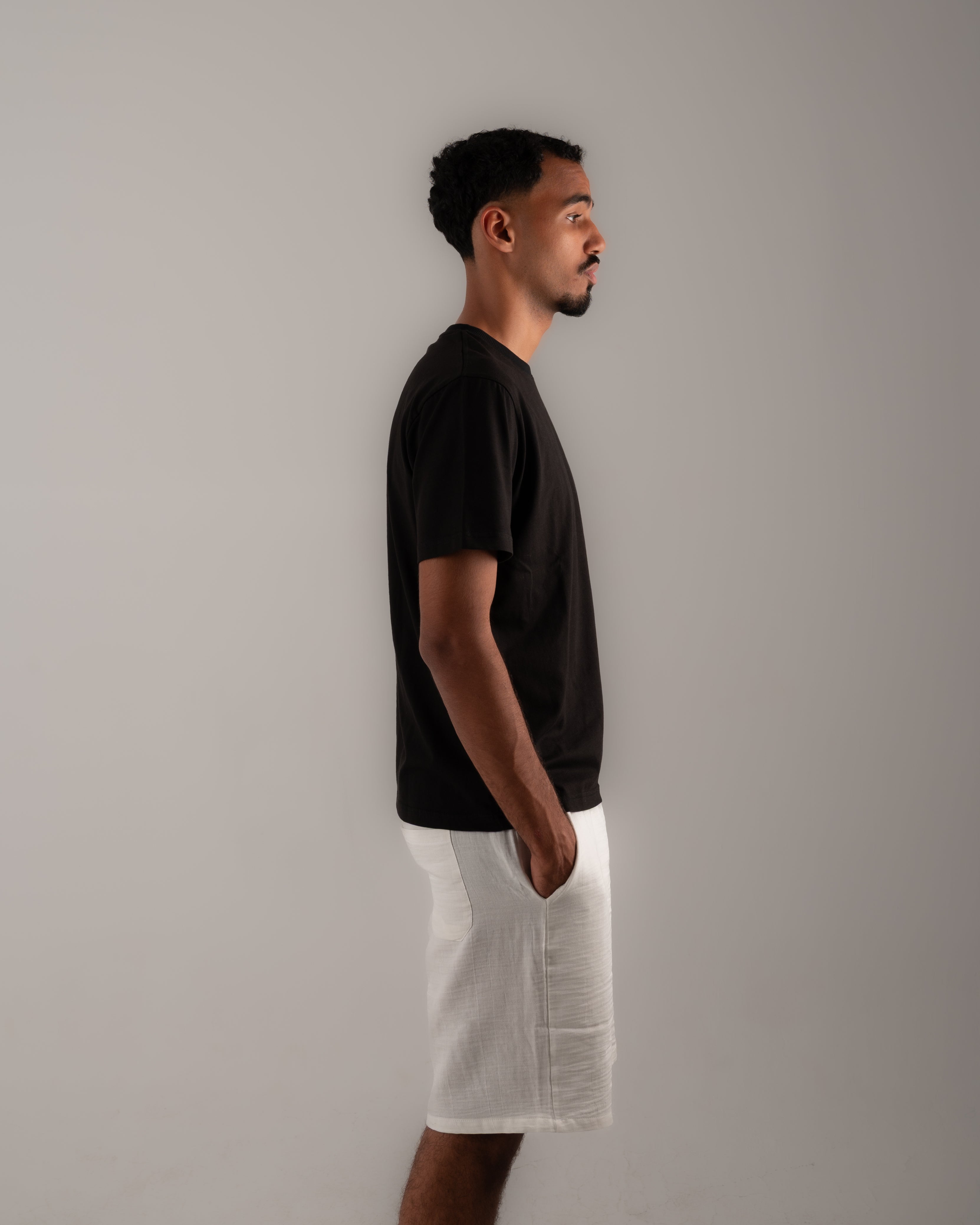 Essential black basic T-shirt