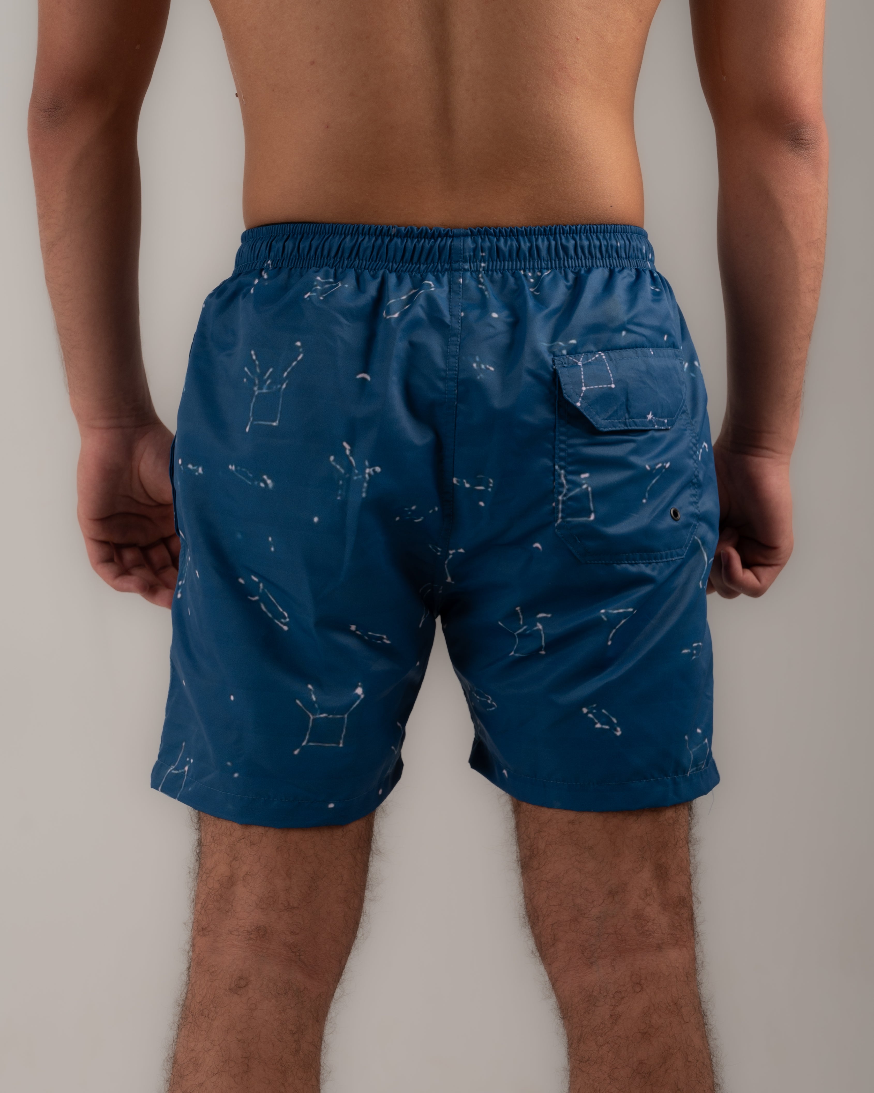 Celestial Tide swim shorts